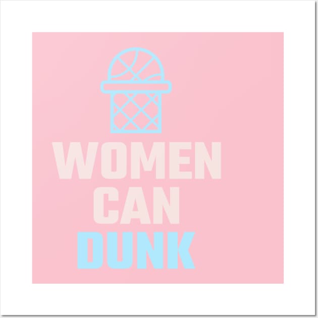 women can dunk Wall Art by BVHstudio